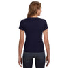 Anvil Women's Navy Scoop T-Shirt
