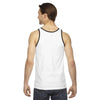 American Apparel Unisex White/Black Fine Jersey Tank