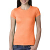 Next Level Women's Neon Heather Orange Perfect Tee