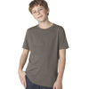 Next Level Boy's Warm grey Premium Short-Sleeve Crew Tee