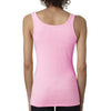 Next Level Women's Neon Heather Pink Jersey Tank Top