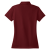 Nike Women's Dark Red Dri-FIT S/S Micro Pique Polo