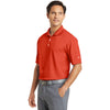 Nike Men's Orange Dri-FIT S/S Micro Pique Polo