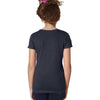 Next Level Girl's Midnight Navy Adorable V-Neck Tee