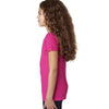 Next Level Girl's Raspberry Adorable V-Neck Tee