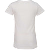 Next Level Girl's White Adorable V-Neck Tee