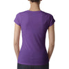 Next Level Women's Purple Berry Poly/Cotton Short-Sleeve Tee