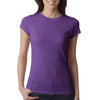 Next Level Women's Purple Berry Poly/Cotton Short-Sleeve Tee
