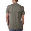 Next Level Men's Warm Gray Premium CVC V-Neck Tee