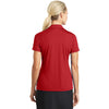 Nike Women's Red Dri-FIT S/S Vertical Mesh Polo