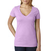 Next Level Women's Lilac CVC Deep V Tee