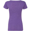 Next Level Women Purple Rush Triblend Scoop Tee