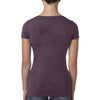 Next Level Women Vintage Purple Triblend Scoop Tee