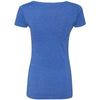 Next Level Women Vintage Royal Triblend Scoop Tee