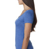 Next Level Women Vintage Royal Triblend Scoop Tee