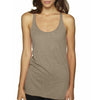 Next Level Women's Venetian Gray Triblend Racerback Tank