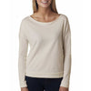 Next Level Women's Sand Terry Long-Sleeve Scoop Tee
