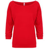 6951-next-level-women-red-tee