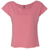 6960-next-level-women-neon-pink-tee