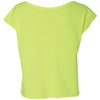 Next Level Women's Neon Yellow Terry Dolman Tee