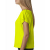 Next Level Women's Neon Yellow Terry Dolman Tee