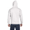 Anvil Men's White Full-Zip Hooded Fleece