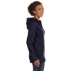 Anvil Women's Navy Hooded French Terry Sweatshirt