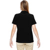 North End Women's Black Excursion Crosscheck Woven Polo