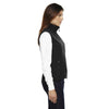 North End Women's' Black Three-Layer Light Bonded Performance Soft Shell Vest
