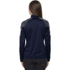 North End Women's Classic Navy Quick Performance Interlock Half-Zip Top
