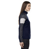 North End Women's Classic Navy Quick Performance Interlock Half-Zip Top
