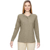 North End Women's Stone Excursion Nomad Performance Waffle Henley