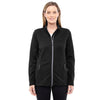 North End Women's Black/Graphite Performance Fleece Jacket