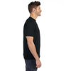 Anvil Men's Black Midweight Pocket T-Shirt