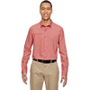 North End Men's Rust Excursion F.B.C. Textured Performance Shirt