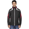 North End Men's Black Silk Impact Active Lite Colorblock Jacket