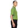 North End Men's Green Flash Performance Embossed Print Polo