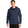 Port Authority Men's Dress Blue Navy Active Hooded Soft Shell Jacket
