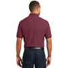 Port Authority Men's Burgundy Core Classic Pique Pocket Polo