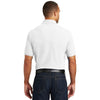 Port Authority Men's White Core Classic Pique Pocket Polo