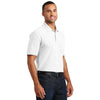 Port Authority Men's White Core Classic Pique Pocket Polo
