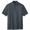 port-authority-grey-knit-polo