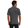 Port & Company Men's Charcoal Ring Spun Pique Polo