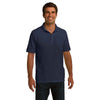Port & Company Men's Deep Navy Ring Spun Pique Polo