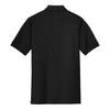 Port & Company Men's Jet Black Ring Spun Pique Polo