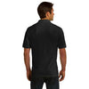 Port & Company Men's Jet Black Ring Spun Pique Polo