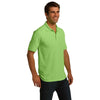 Port & Company Men's Lime Ring Spun Pique Polo