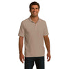 Port & Company Men's Sand Ring Spun Pique Polo