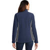 Port Authority Women's True Navy/Battleship Grey Colorblock Value Fleece Jacket