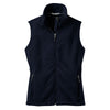 port-authority-women-navy-fleece-vest